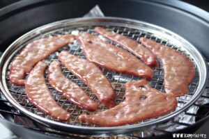 熱燻前の豚レバー